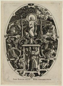 Agonie dans le jardin, extrait de La Passion du Christ - Jan Sadeler I