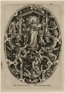 Trahison du Christ, extrait de La Passion du Christ - Jan Sadeler I