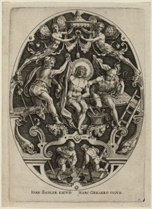 Le Christ déshabillé par les soldats, extrait de La Passion du Christ