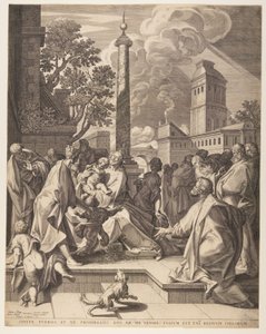 Le Christ et les enfants - Jan Sadeler I