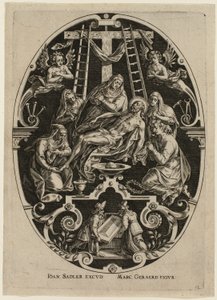 Lamentation, tirée de La Passion du Christ - Jan Sadeler I