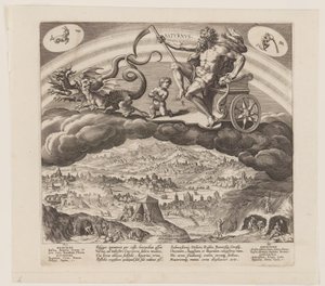 Saturnus, extrait de The Seven Planets - Jan Sadeler I