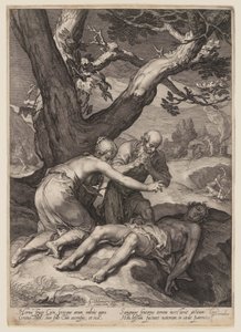 Adam et Ève se lamentant sur le cadavre d