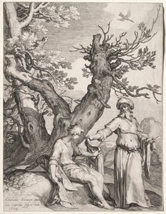 Ahija et Jéroboam - Jan Saenredam