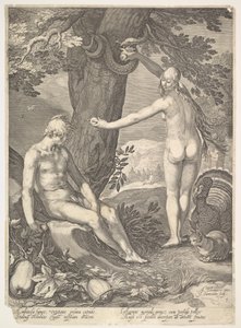 Ève donnant le fruit défendu à Adam, de L