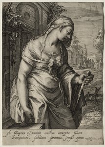 Héroïnes du Nouveau Testament : La femme avec une perte de sang - Jan Saenredam