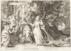 Planche cinq, des Cinq Vierges sages et des Cinq Vierges folles