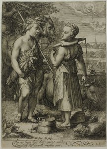 Été, de Les quatre saisons - Jan Saenredam