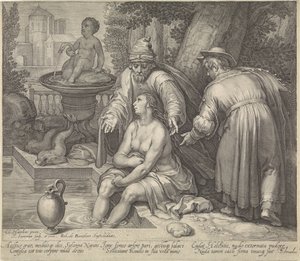 Suzanne et les vieillards - Jan Saenredam