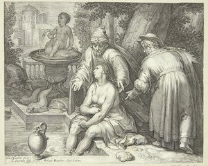 Suzanne et les vieillards - Jan Saenredam