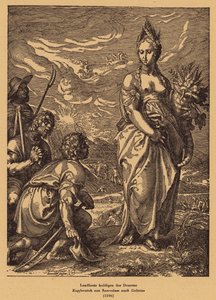Vénération de Déméter (Cérès) - Jan Saenredam