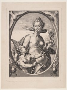 Vénus et Amor, de Trois dieux ou déesses païens
