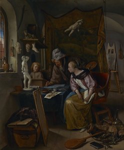 La leçon de dessin - Jan Steen