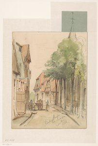 Vue sur la Kirchenstrasze à Lingen - Jan Striening