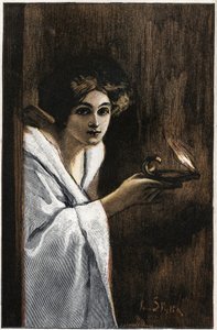 Illustration par Jan Styka pour le roman "Quo Vadis" de Henryk Sienkiewicz