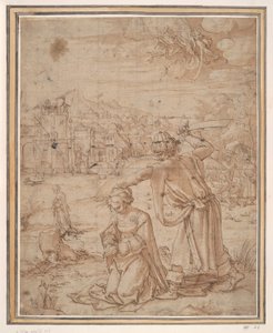 Décapitation de Sainte Barbe - Jan Swart Van Groningen