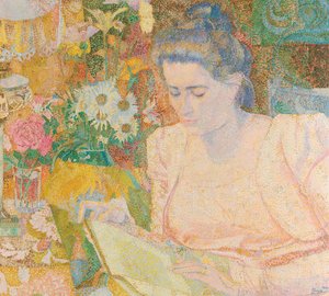 Portrait de Mme Marie Jeannette de Lange, vers 1900 - Jan Toorop