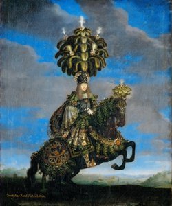 Gundakar, Prince Dietrichstein 1623-1690 en costume pour un ballet équestre, 1667