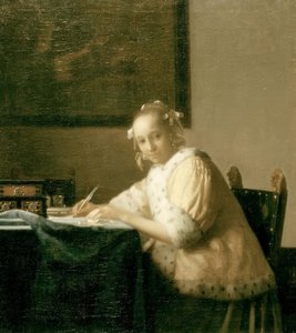 Écrivaine en jaune