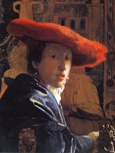 Fille au Chapeau Rouge, vers 1665