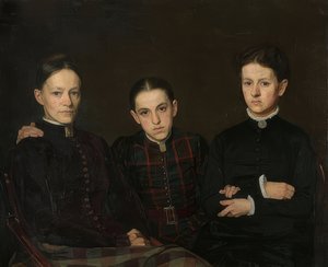 Portrait de Cornelia, Clara et Johanna Veth
