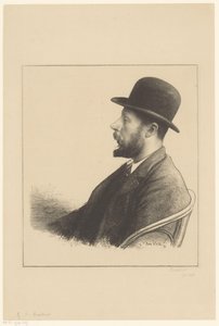 Portrait de George Hendrik Breitner - Jan Veth
