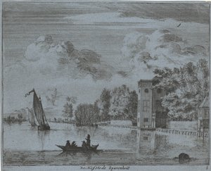 Vue de la ferme Sparenhout à Haarlem - Jan Vincentsz. van der Vinne