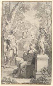 Deux dessins pour une page de titre - Jan Wandelaar