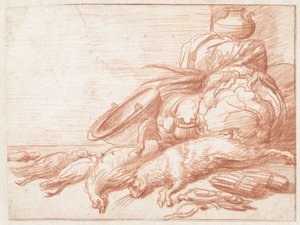 Nature morte avec lièvre et volaille