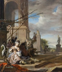 Une cour italienne, vers 1660-65