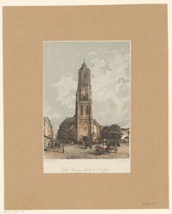 Vue de la Nouvelle Église à Delft