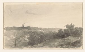 Paysage vallonné avec moulins - Jan Weissenbruch