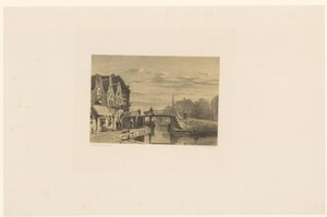 Vue de la ville avec canal - Jan Weissenbruch