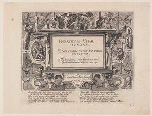 Frontispice, extrait de Theatrum Vitae Humanae (Les âges de l