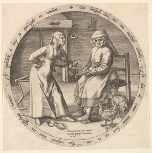 La Femme Grondeuse et la Poule Caquetante