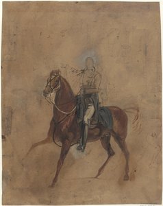 Étude de portrait de Copenhague, le cheval du duc de Wellington (détail)