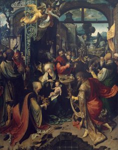 Naissance de Jésus, panneau central du triptyque