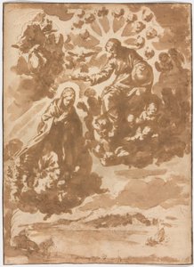 Le Couronnement de la Vierge et La Fuite en Égypte - Jan de Bisschop