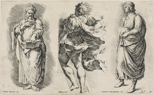Trois figures sans titre d
