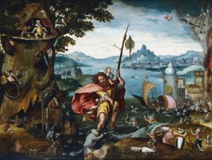 Saint Christophe traversant la rivière, 1506-vers 1527