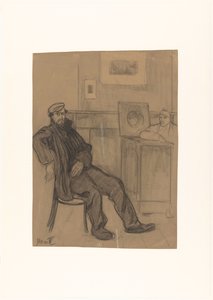 Homme sur une chaise