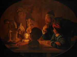 La leçon de dessin - Jan ter Borch