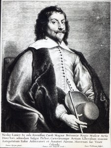 Nicholas Lanier, gravé par Lucas Vostermans