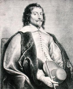 Nicolas Lanier (né en 1588) gravé par Lucas Vostermans