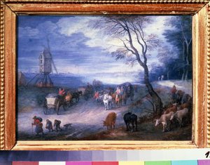Paysage au moulin