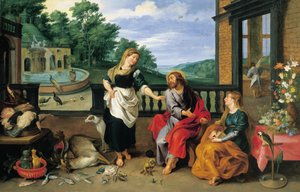 Le Christ dans la maison de Marthe et Marie