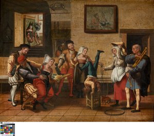 Scène de pub - Jan van Amstel