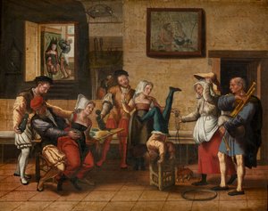 Scène de pub - Jan van Amstel