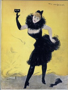 Carnaval, couverture de « Revue illustrée »