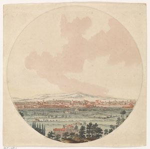 Vue de la ville de Rome et du paysage environnant - Jan van Call (I) (possibly)